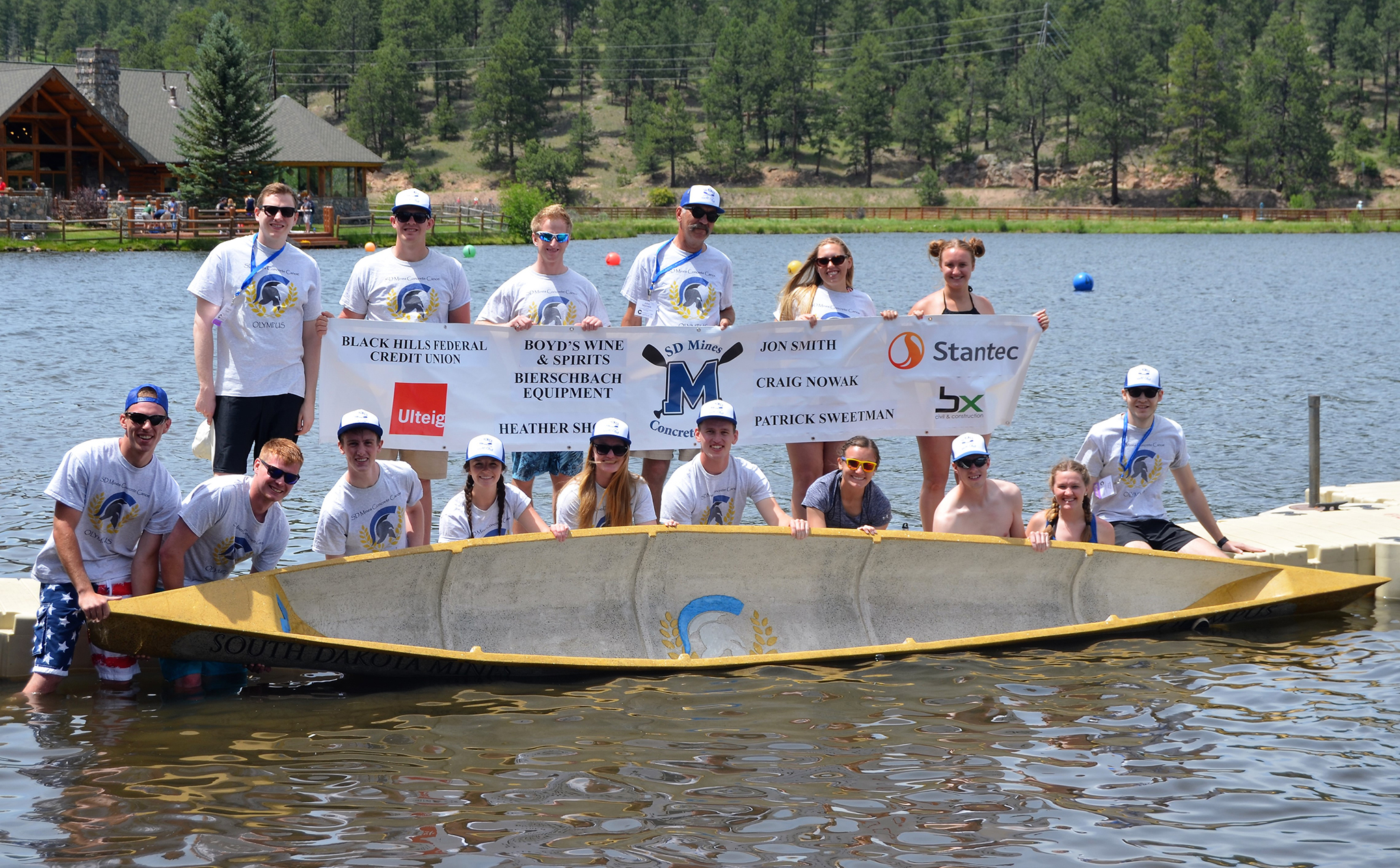 mines and american society of civil engineers host concrete canoe